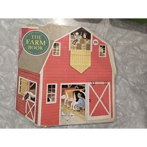 Golden Shape The‎ Farm Book Vintage Childrens Board Book